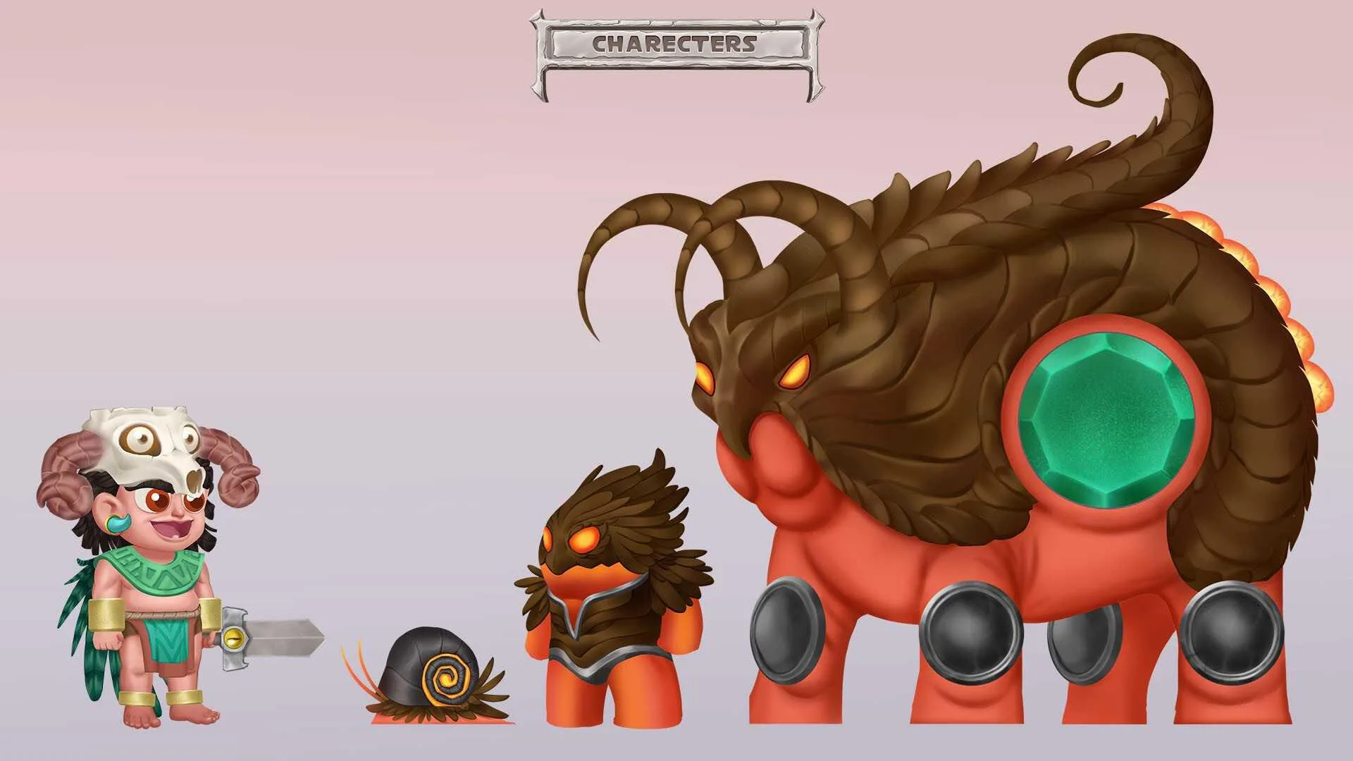 Tribe Characters Lineup